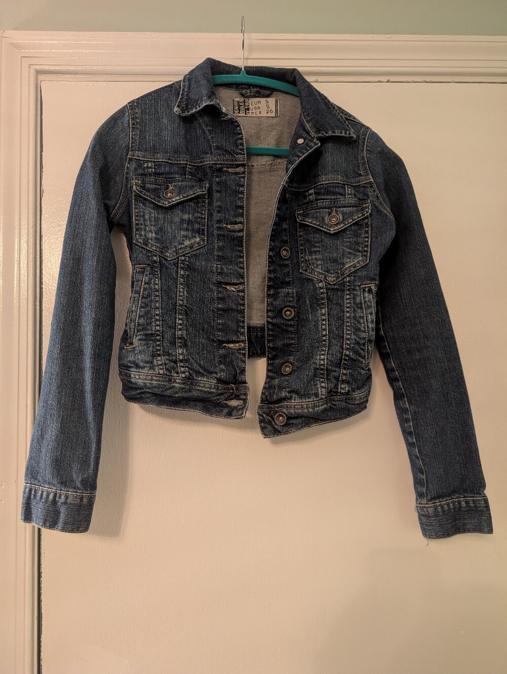 Classic Women's Blue Denim Jean Jacket